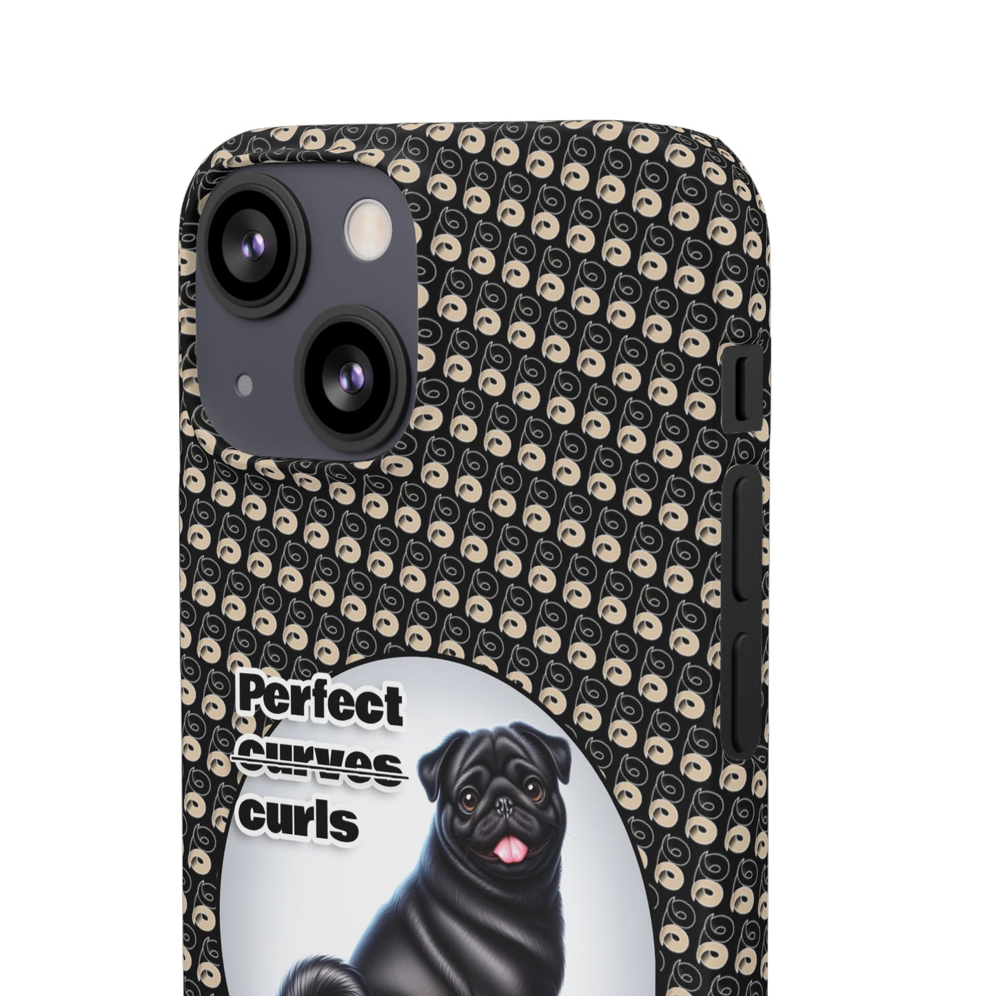 P&B Pug Life Edition: Perfect Curls - Snap Case Black