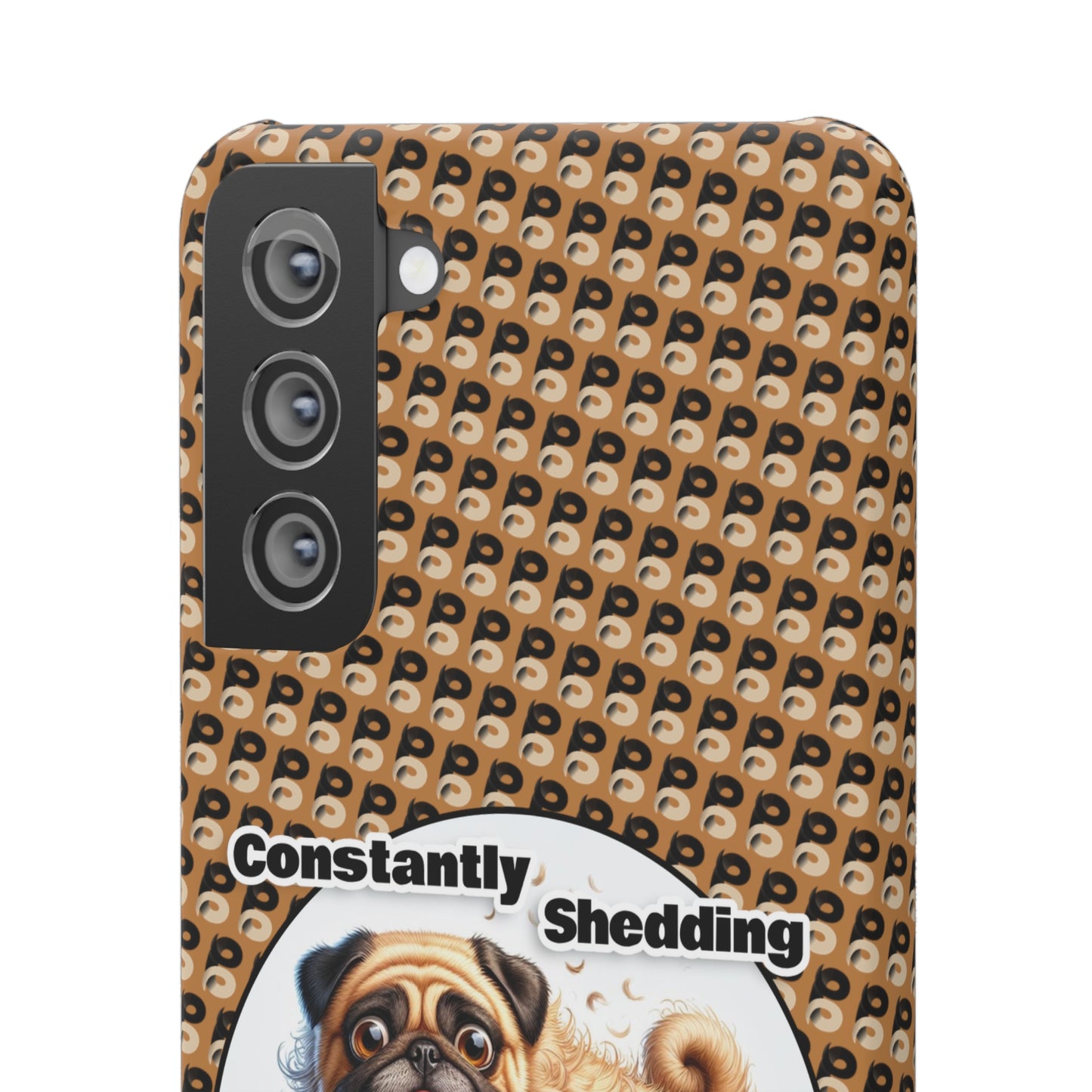 P&B Pug Life Edition: Constantly Shedding - Snap Case Brown