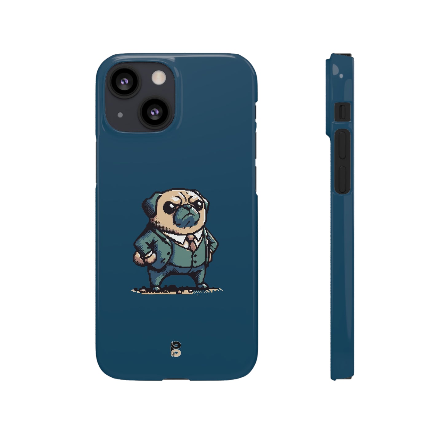 P&B Angry Boss Pug - Snap Case