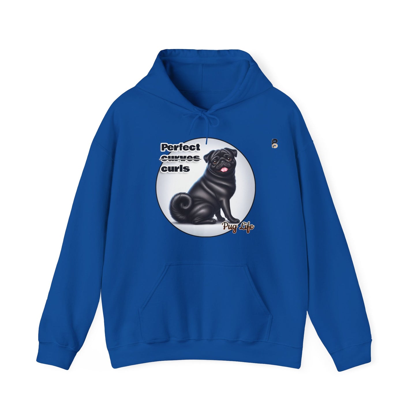 P&B Pug Life: Perfect Curls - Unisex Hooded Sweatshirt