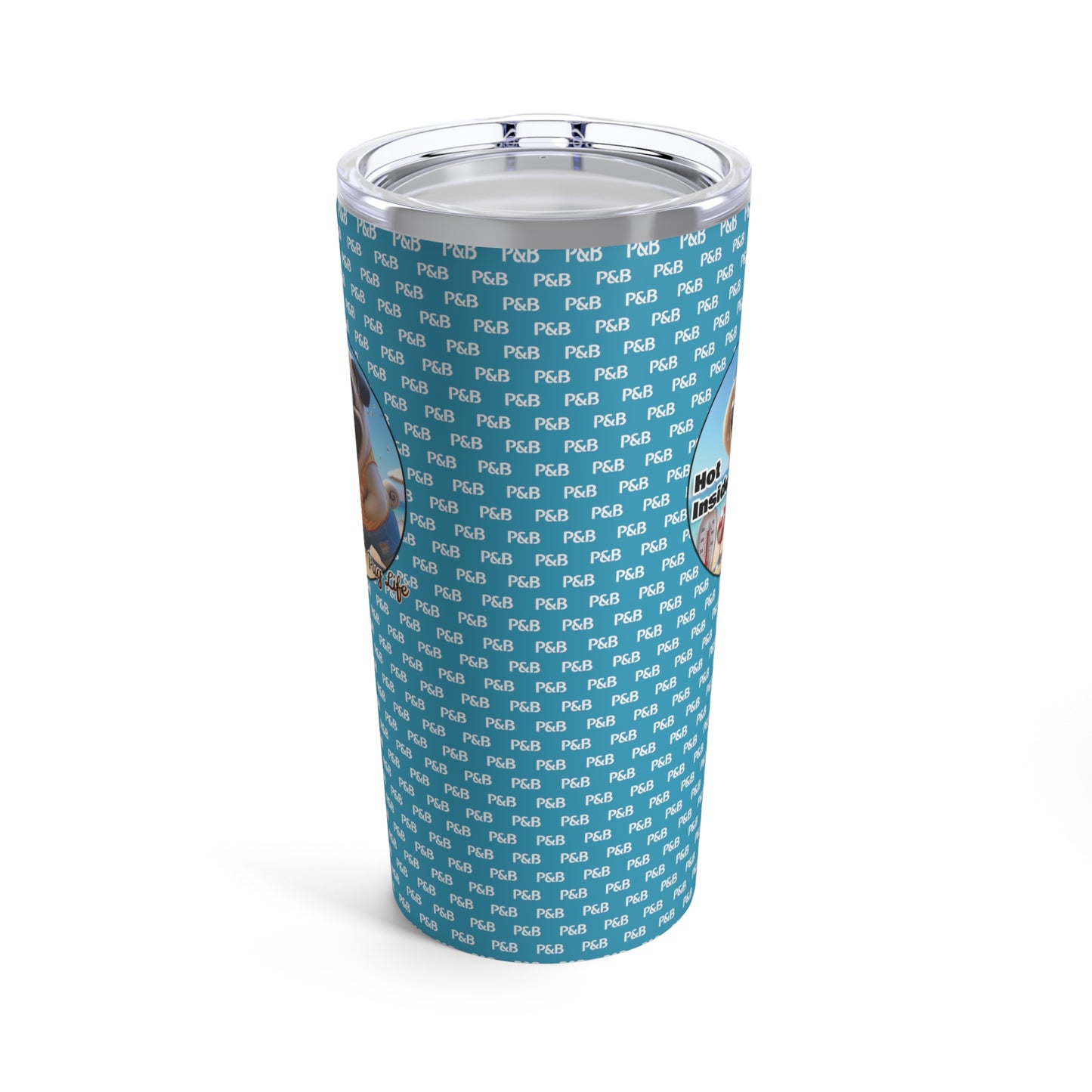 P&B Edition: Hot Inside - Tumbler 20oz - Beach Blue