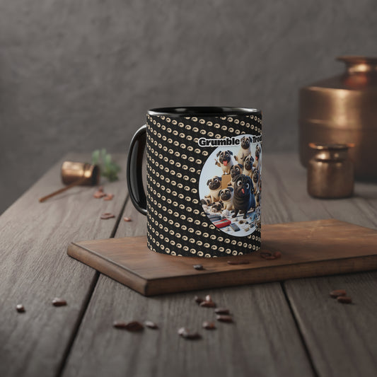 P&B Pug Life: Grumble Trouble - Accent Mug, 11oz