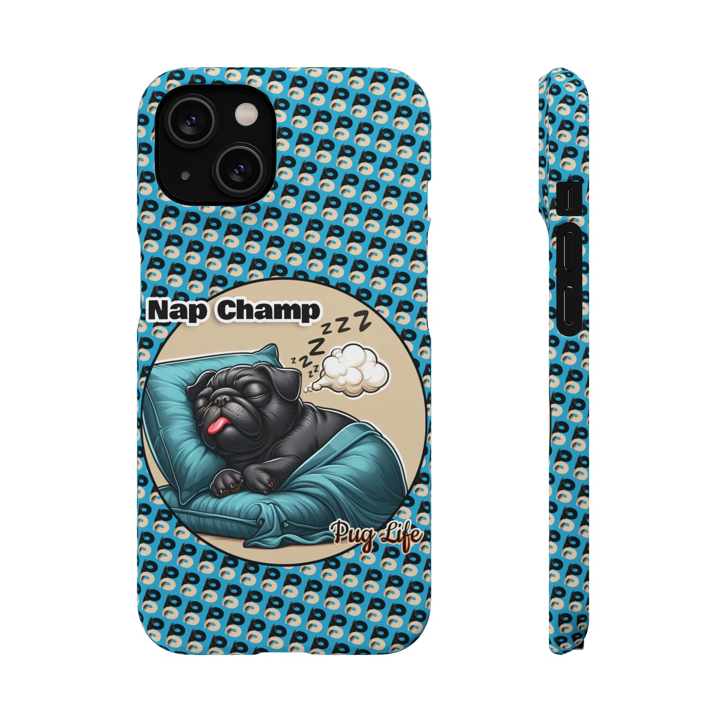 P&B Pug Life Edition: Nap Champ - Snap Case Blue