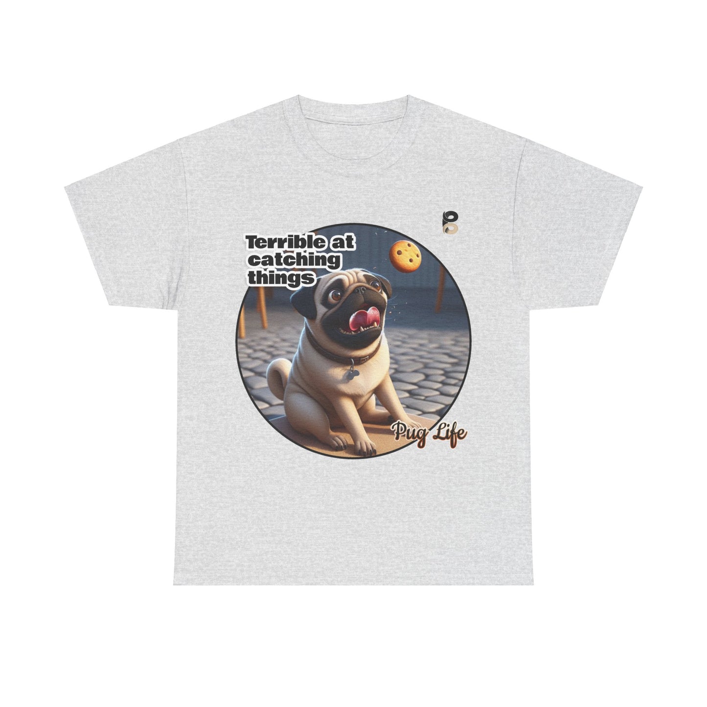 P&B Pug Life Edition: Terrible at Catching - Cotton Tee - Unisex