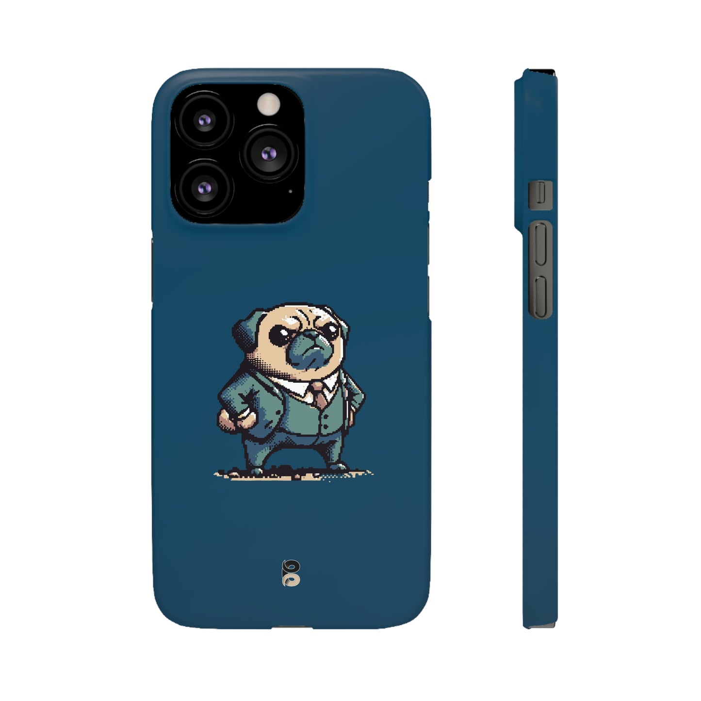 P&B Angry Boss Pug - Snap Case