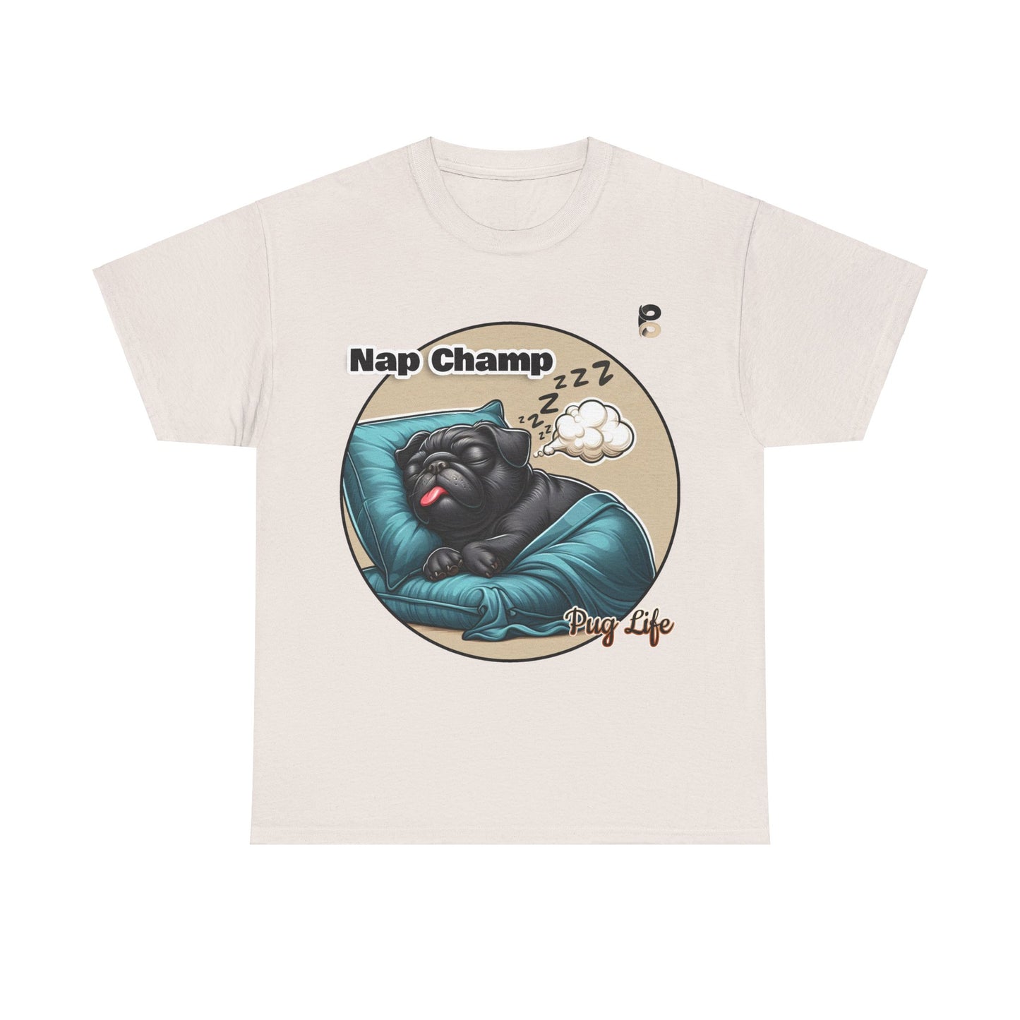 P&B Pug Life Edition: Nap Champ - Cotton Tee - Unisex