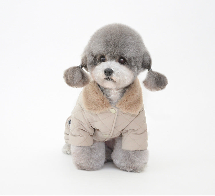 New! Winter Pet Dog Cotton Coat - Cozy and Stylish