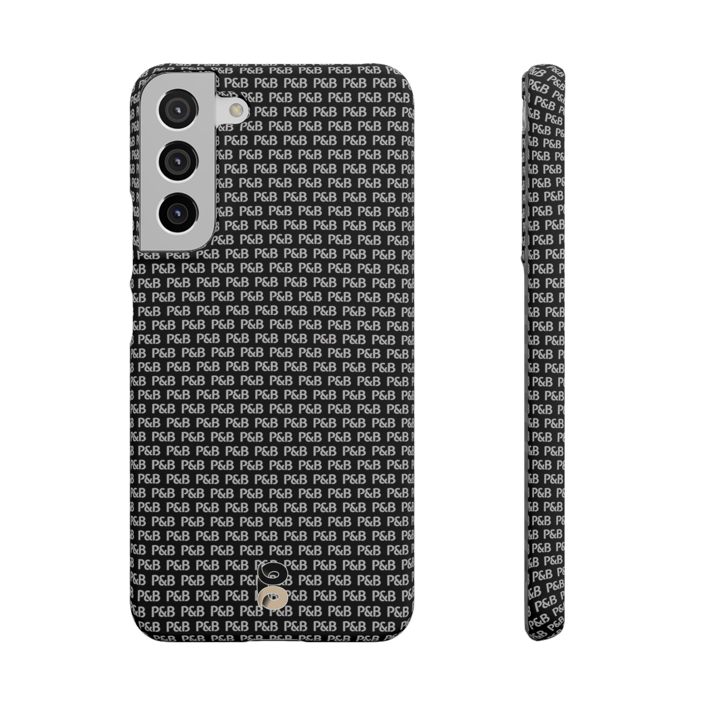 P&B Black pattern - Snap Case