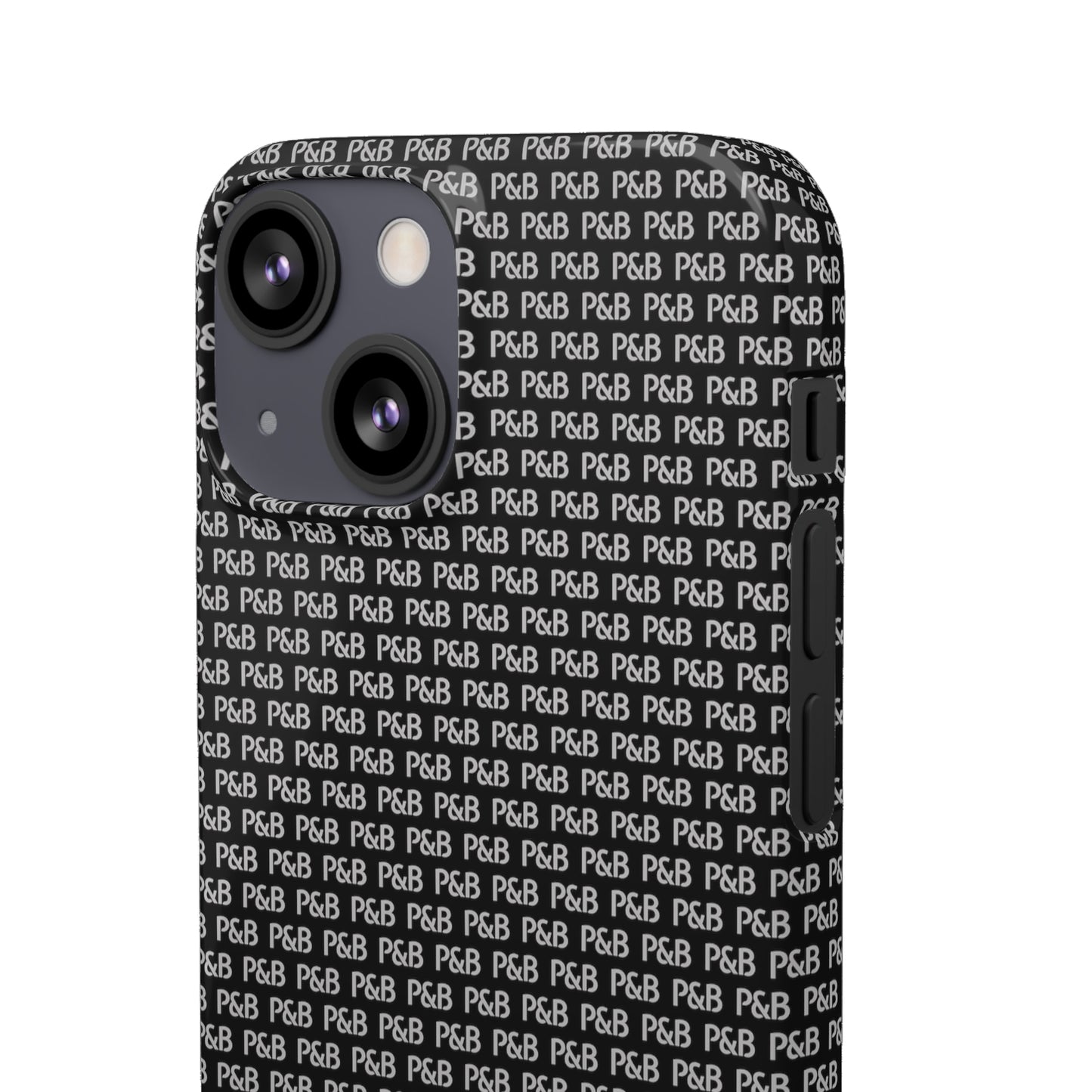 P&B Black pattern - Snap Case