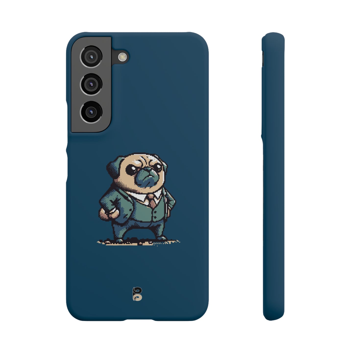 P&B Angry Boss Pug - Snap Case