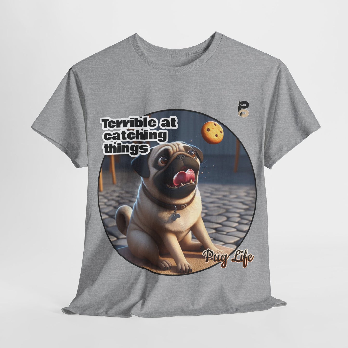 P&B Pug Life Edition: Terrible at Catching - Cotton Tee - Unisex