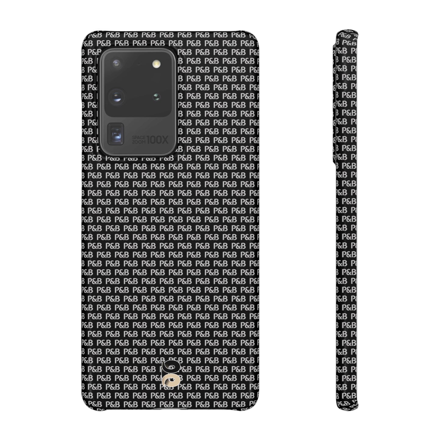 P&B Black pattern - Snap Case