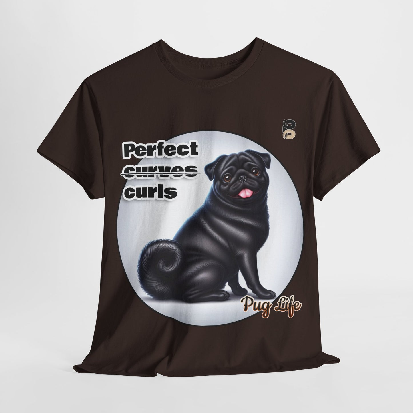 P&B Pug Life Edition: Perfect curls - Cotton Tee - Unisex