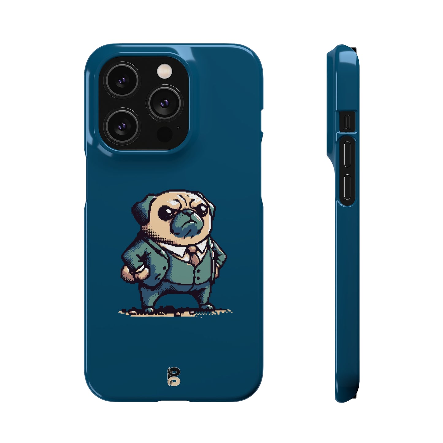 P&B Angry Boss Pug - Snap Case