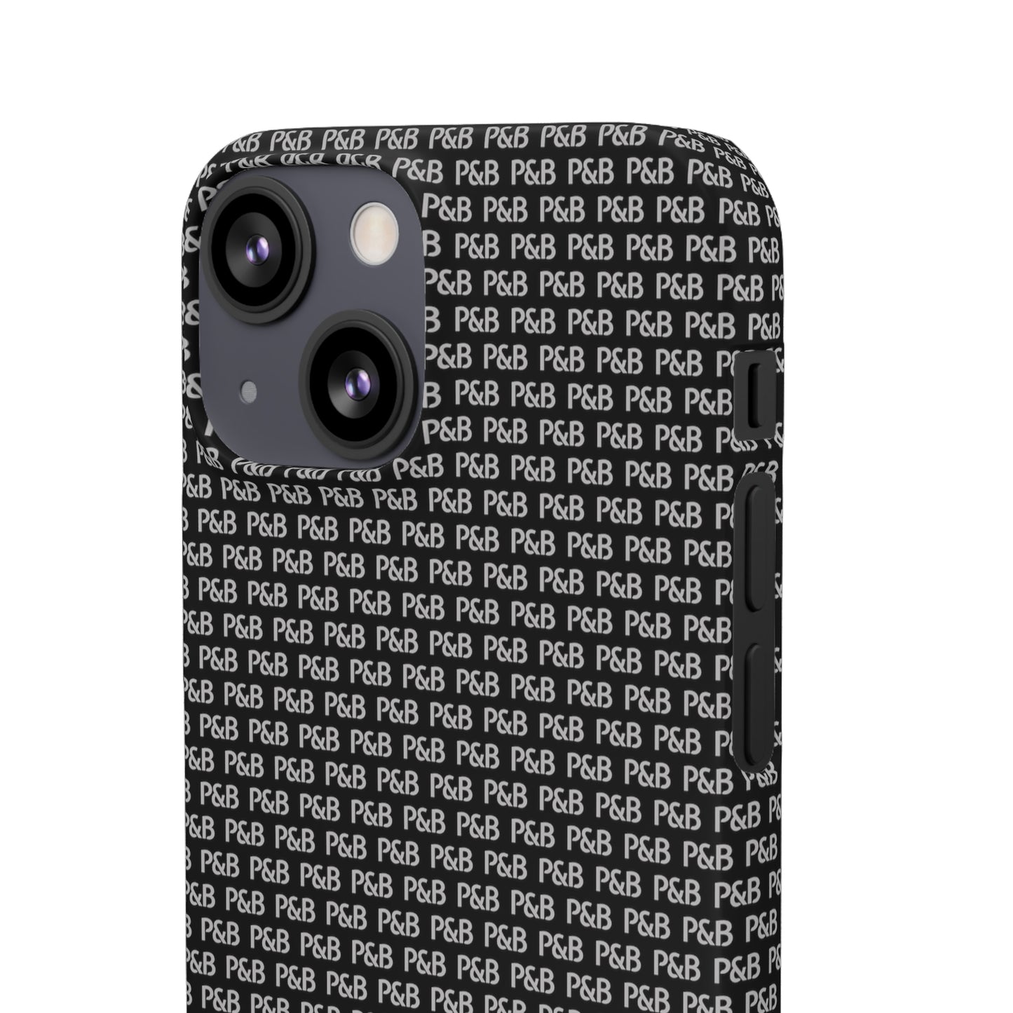 P&B Black pattern - Snap Case