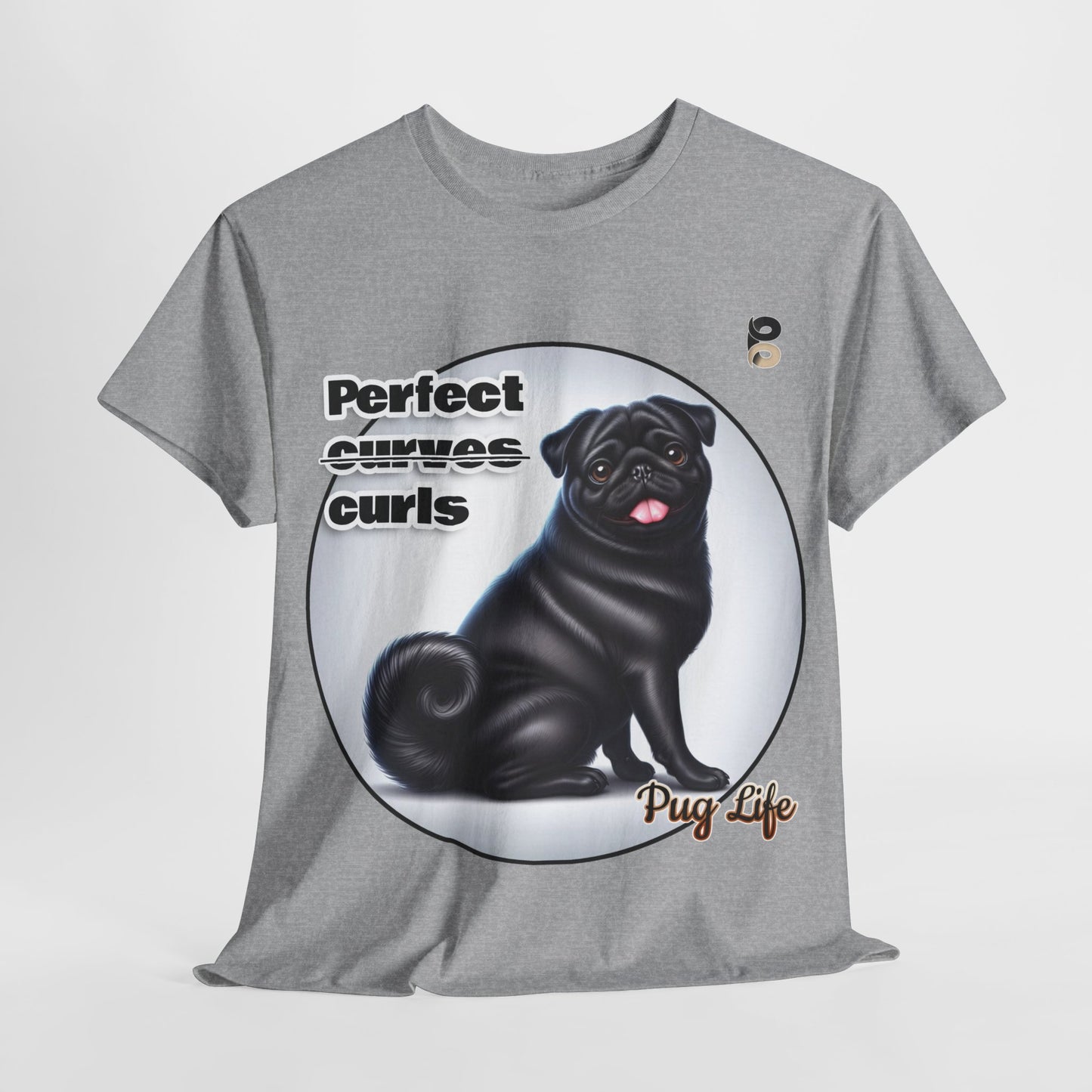 P&B Pug Life Edition: Perfect curls - Cotton Tee - Unisex