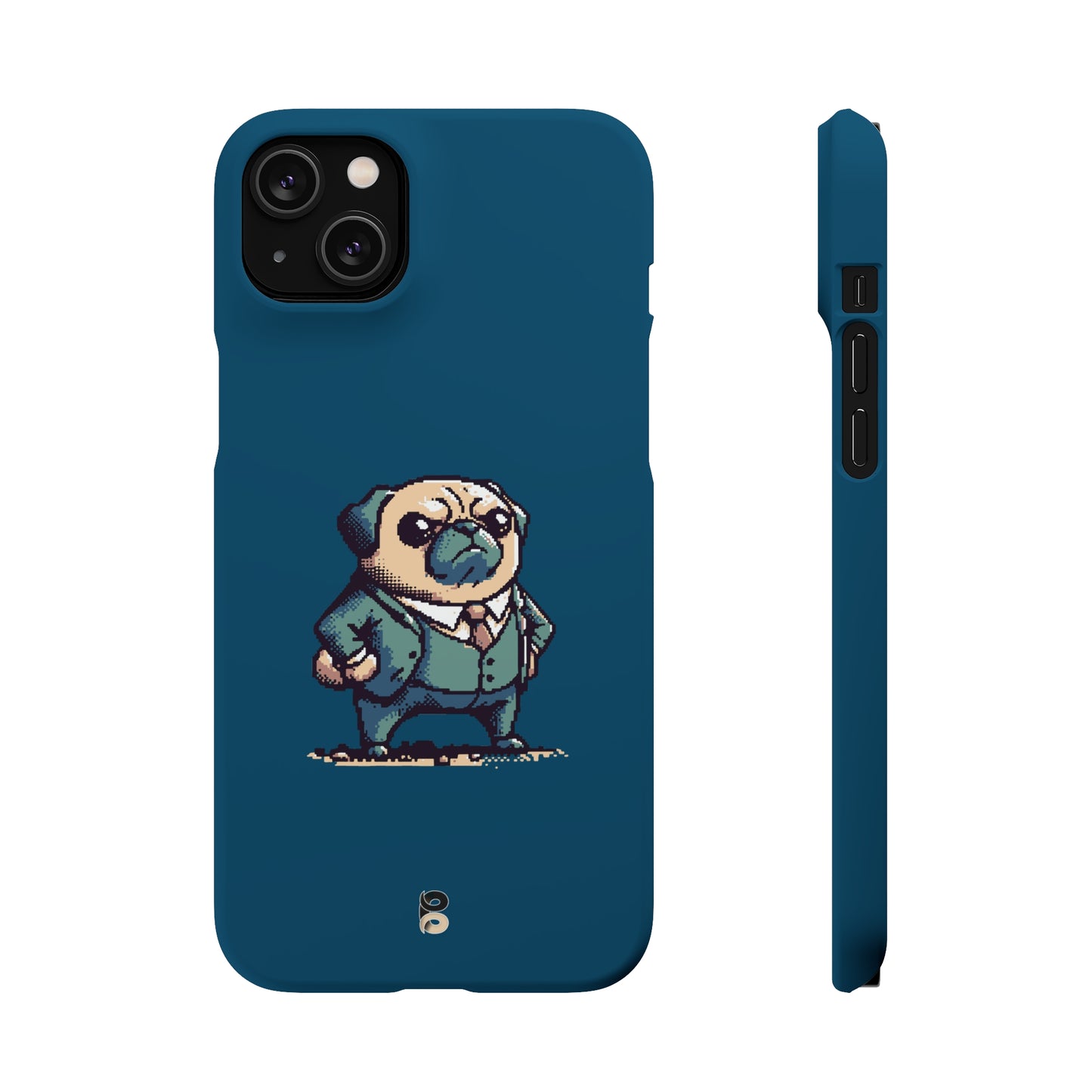 P&B Angry Boss Pug - Snap Case