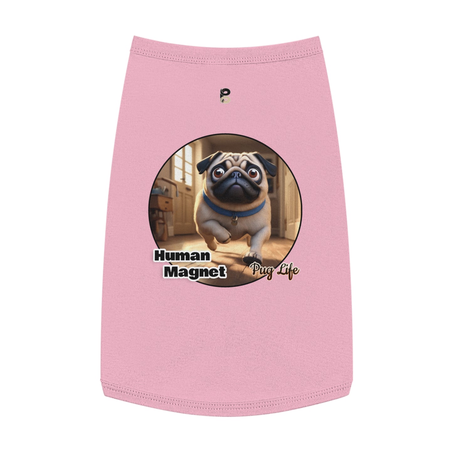 P&B Pug Life Edition Tank Top: Human Magnet