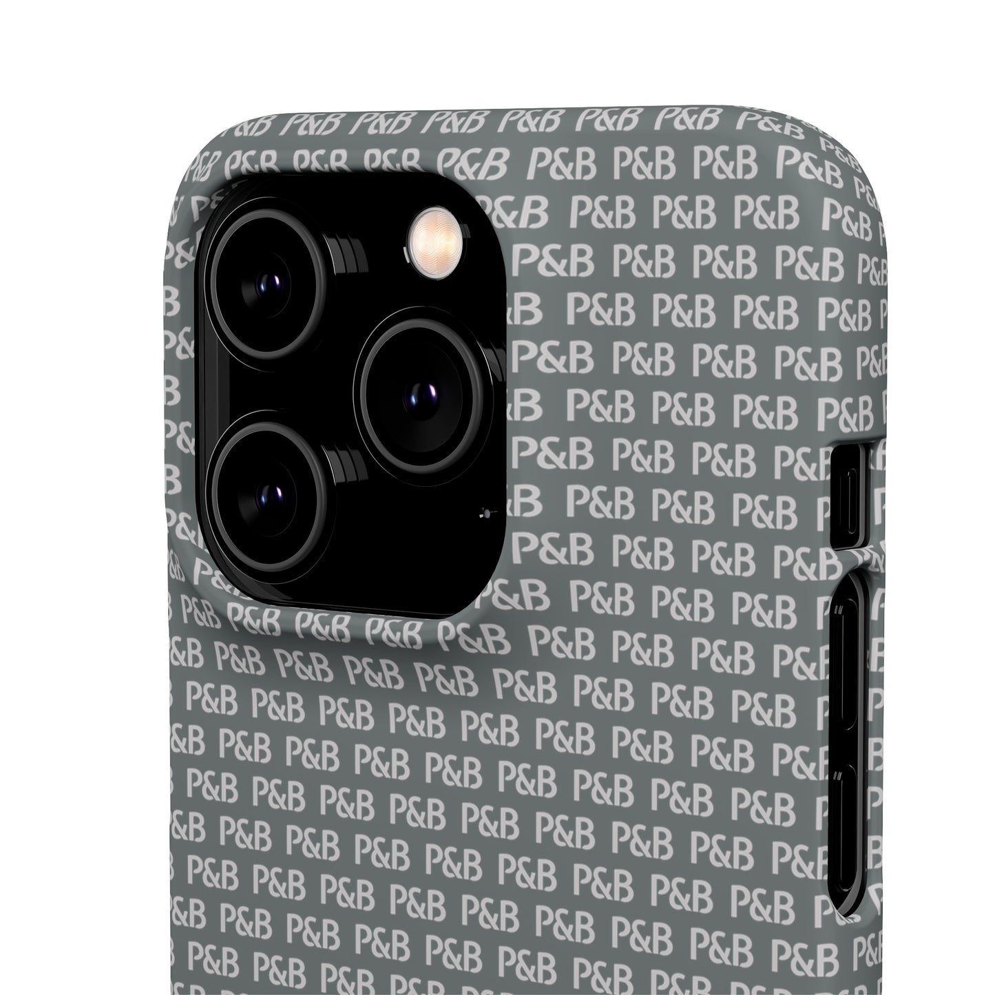 P&B Dark gray pattern - Snap Case