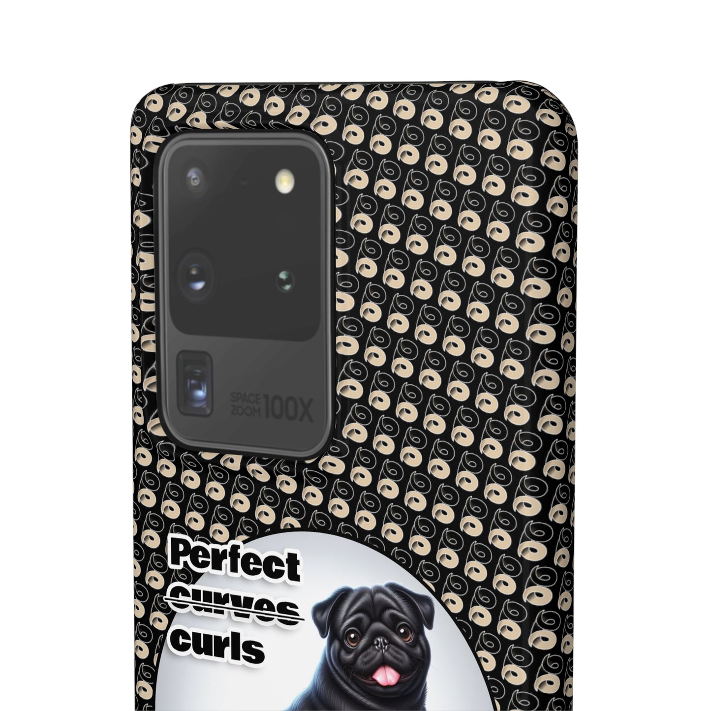 P&B Pug Life Edition: Perfect Curls - Snap Case Black