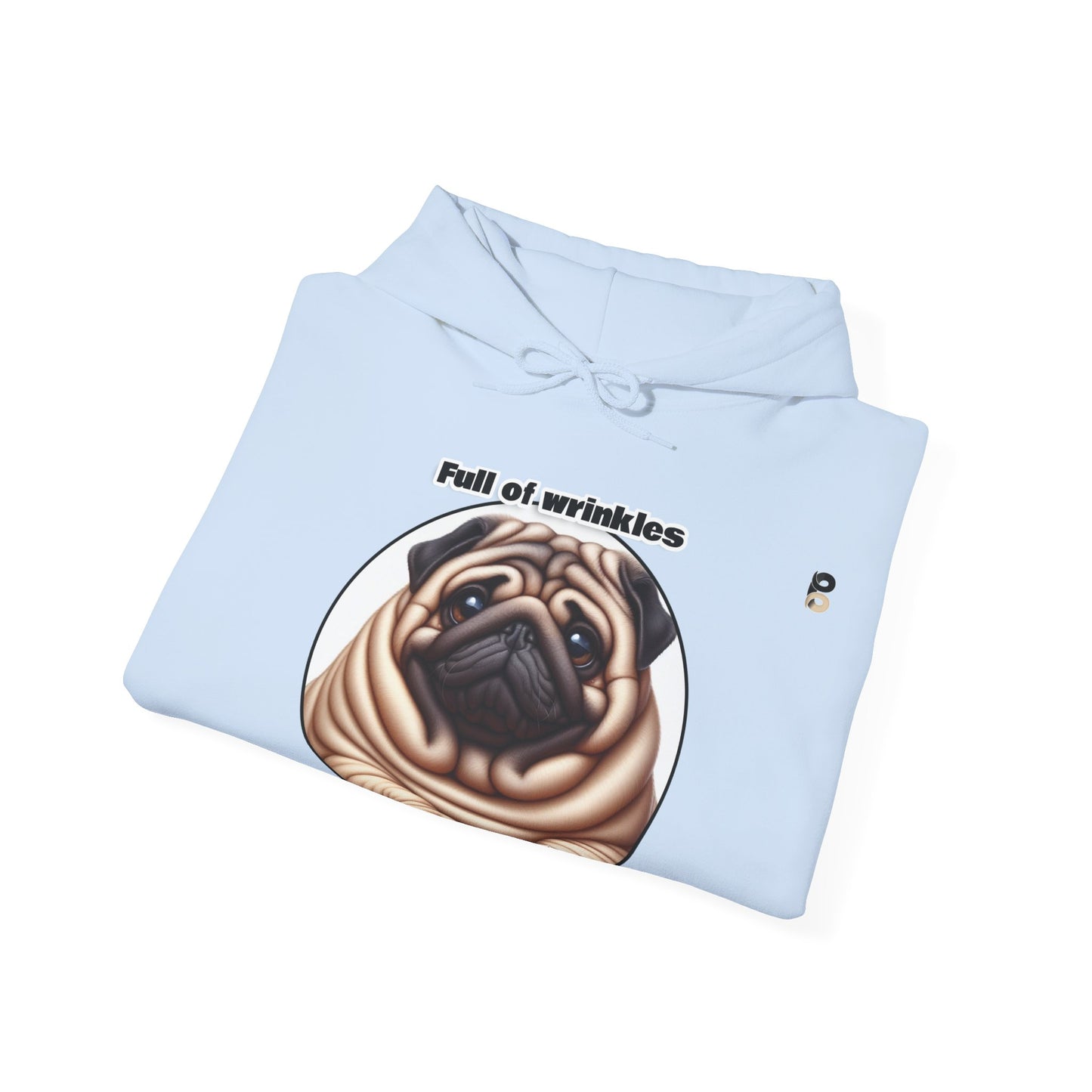 P&B Pug Life: Full of Wrinkles - Unisex Hooded Sweatshirt