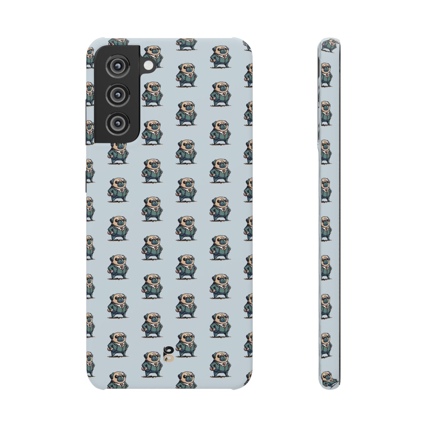 P&B Angry Boss Pug Pattern - Snap Case