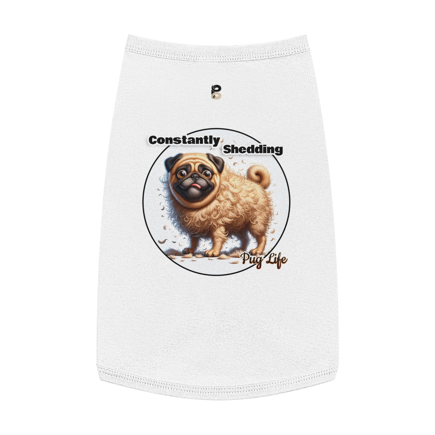 P&B Pug Life Edition Tank Top: Constantly Shedding