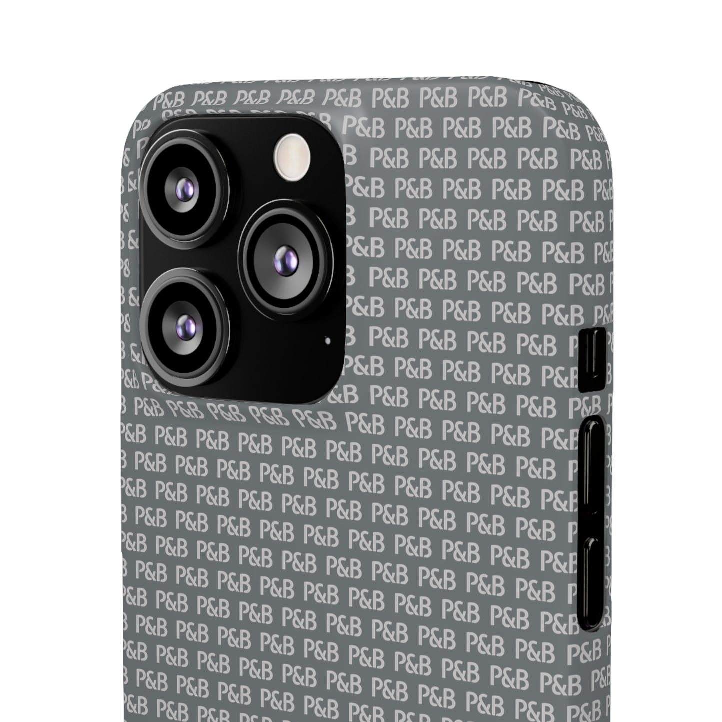 P&B Dark gray pattern - Snap Case