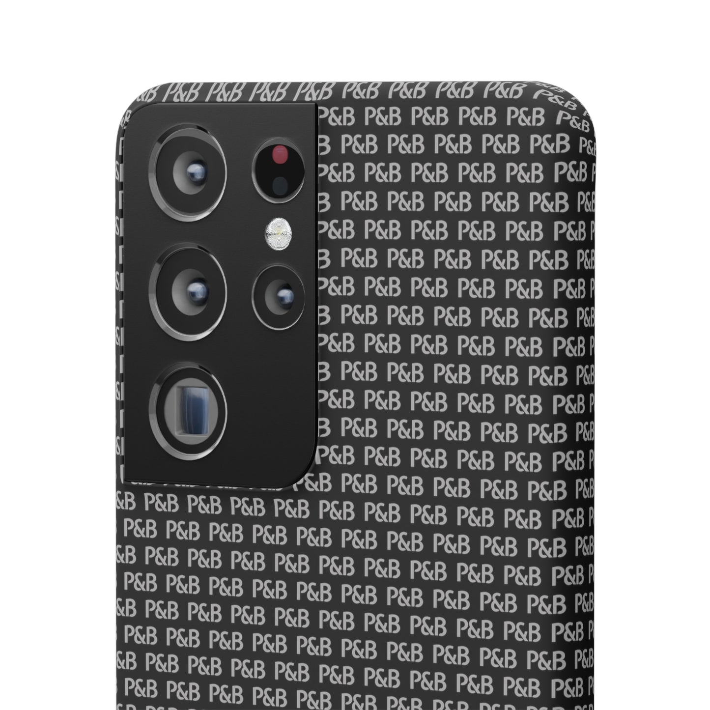 P&B Black pattern - Snap Case