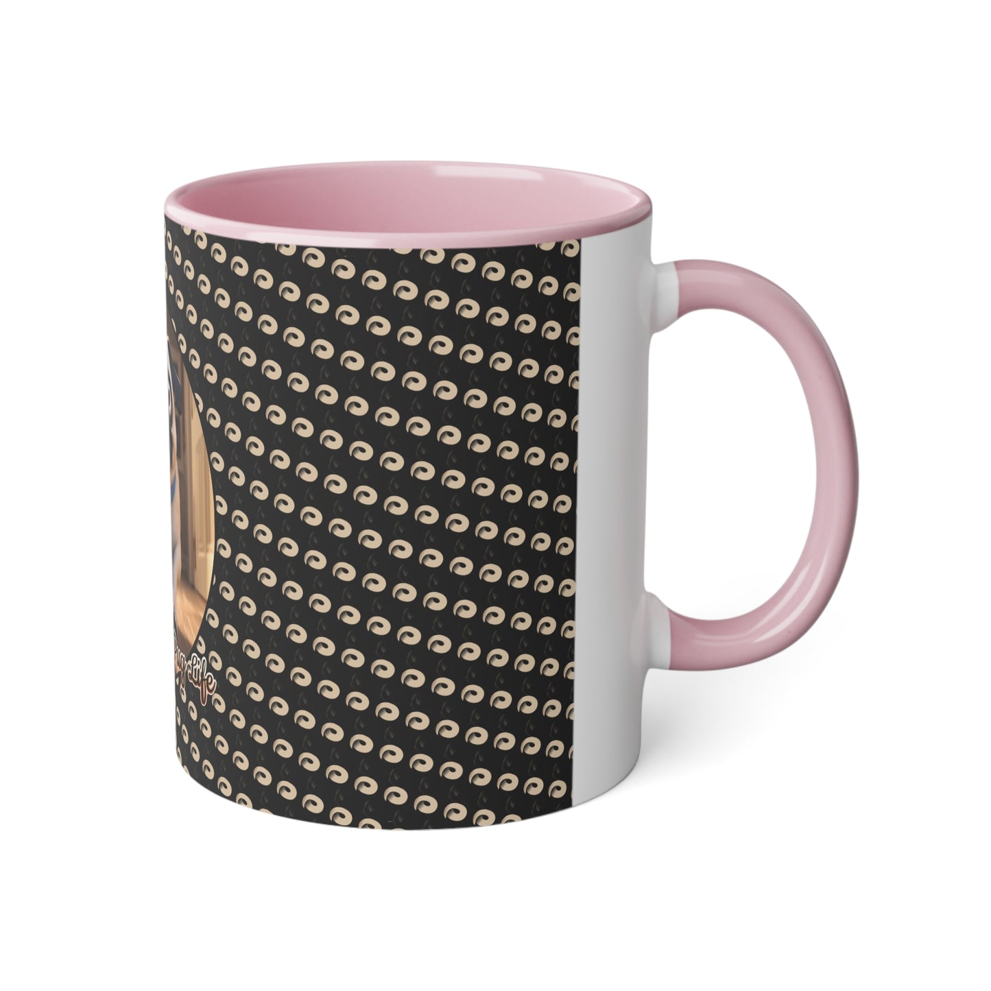 P&B Pug Life: Human Magnet - Accent Mug, 11oz