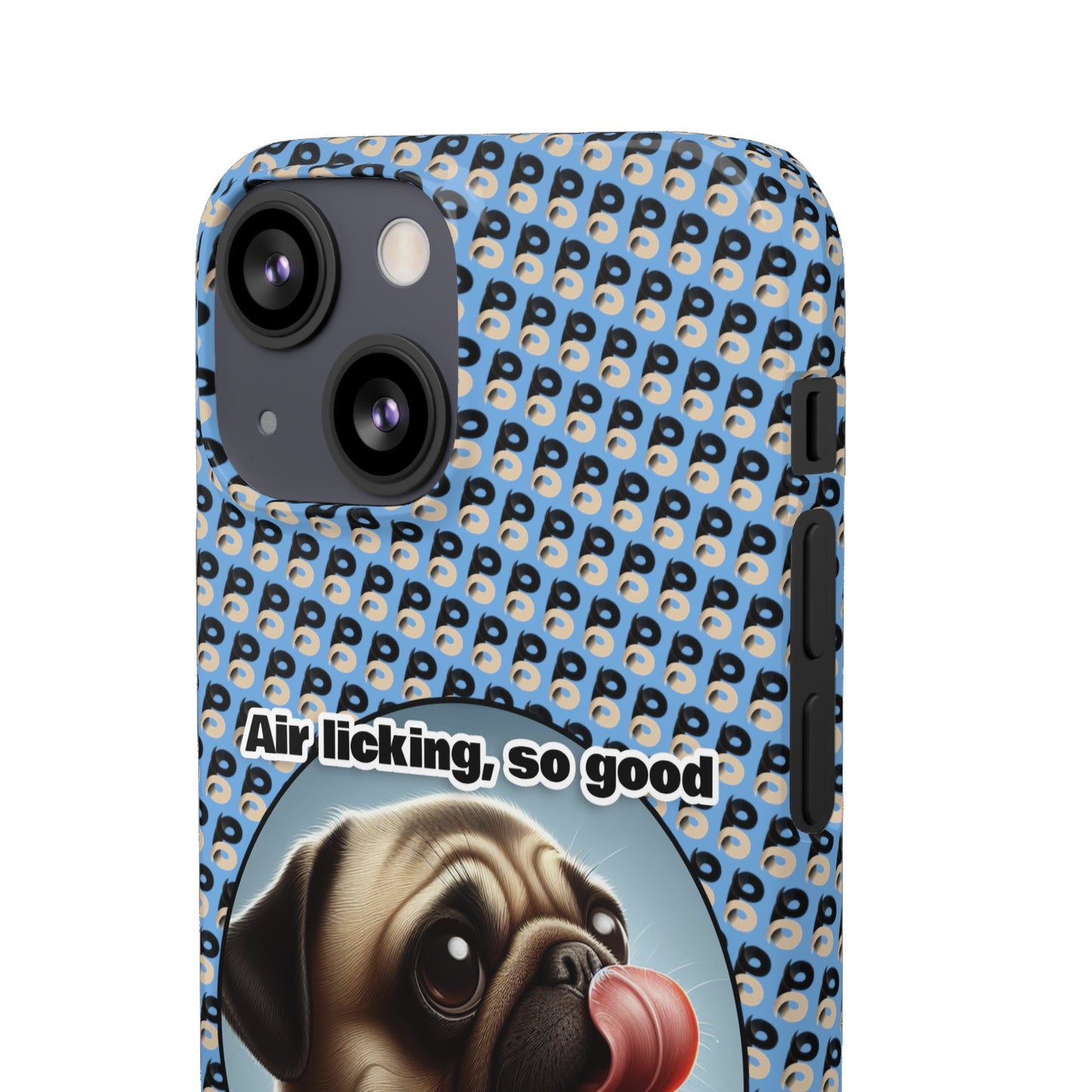 P&B Pug Life Edition: Air Licking - Snap Case Light Blue