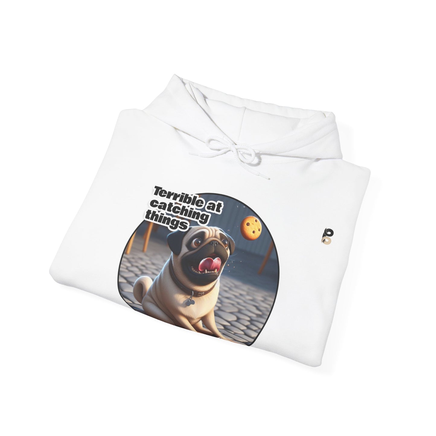 P&B Pug Life: Terrible at Catching - Unisex Hooded Sweatshirt