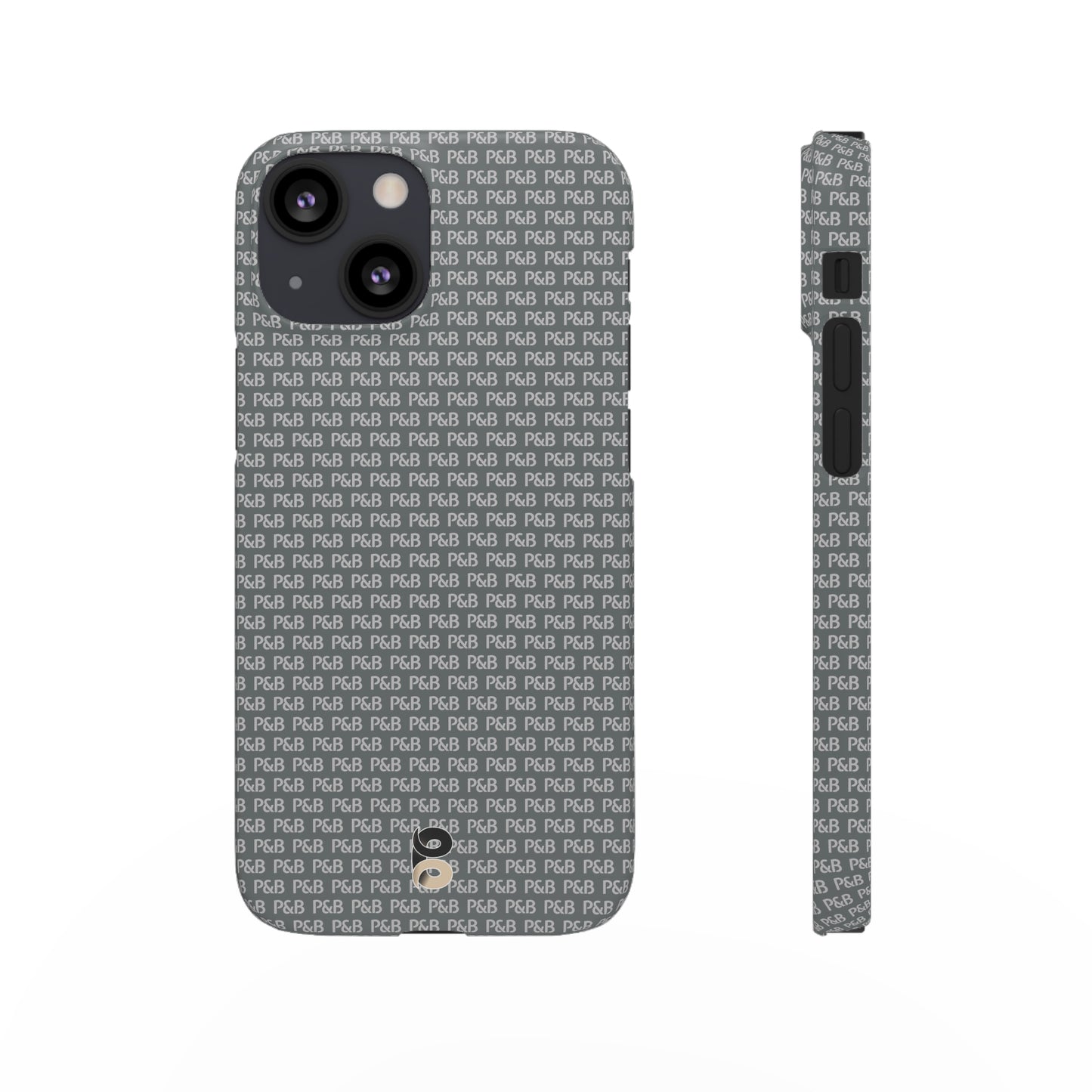 P&B Dark gray pattern - Snap Case