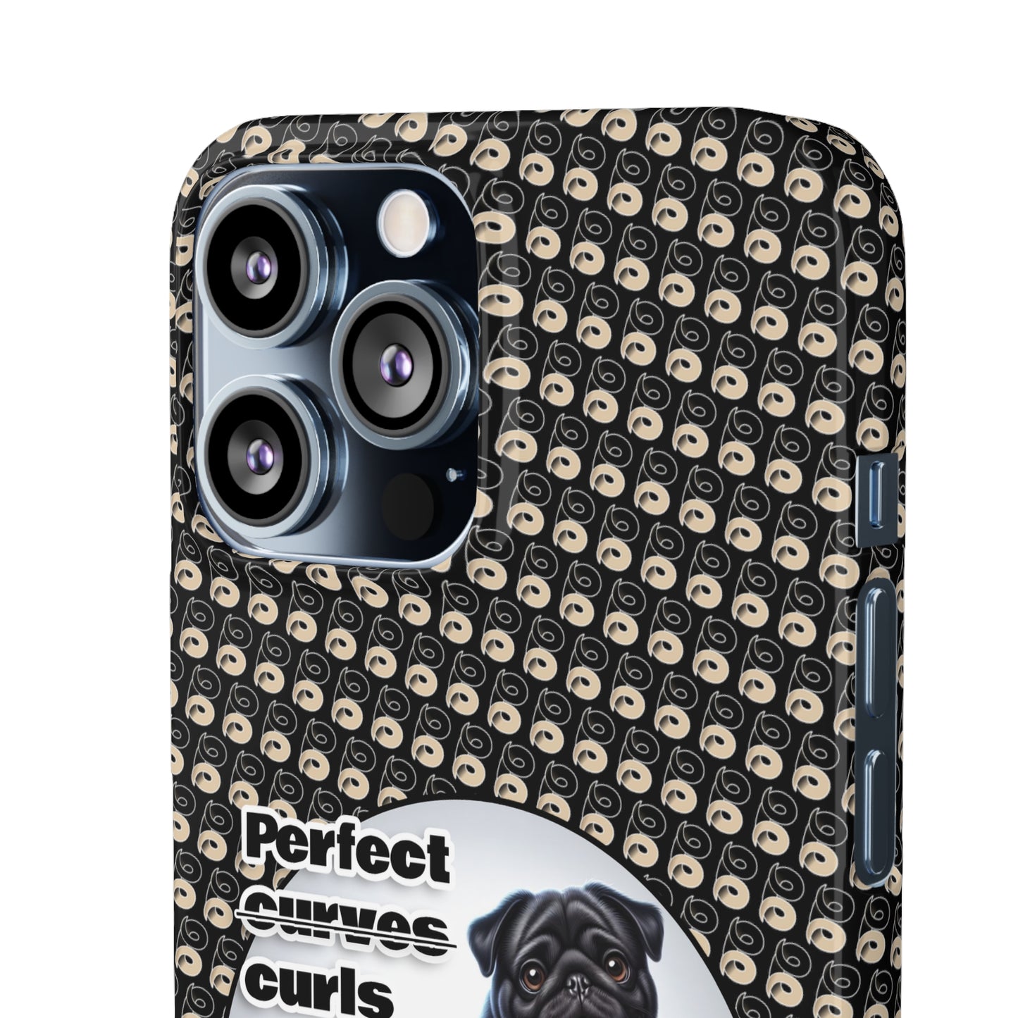 P&B Pug Life Edition: Perfect Curls - Snap Case Black