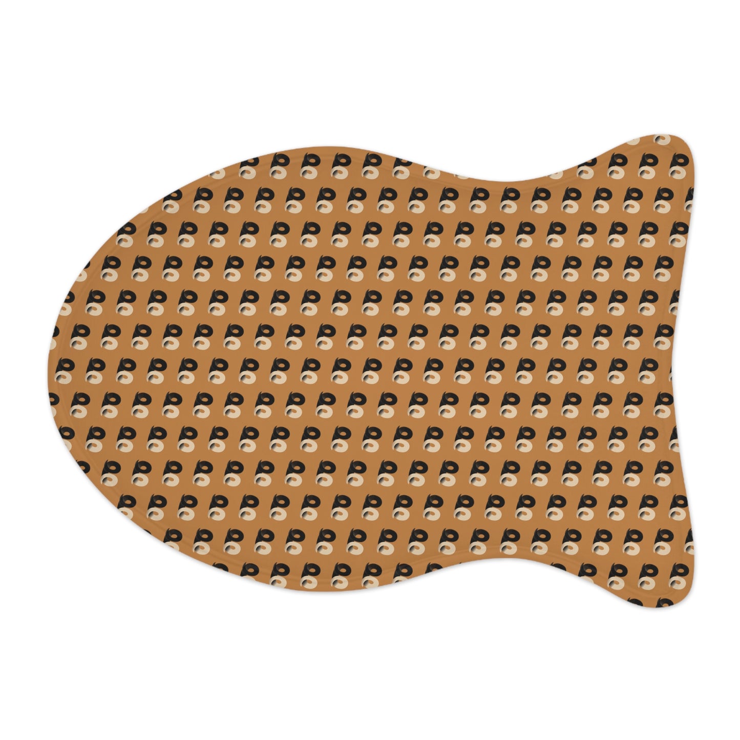 P&B Pet Feeding Mat - Dark Brown