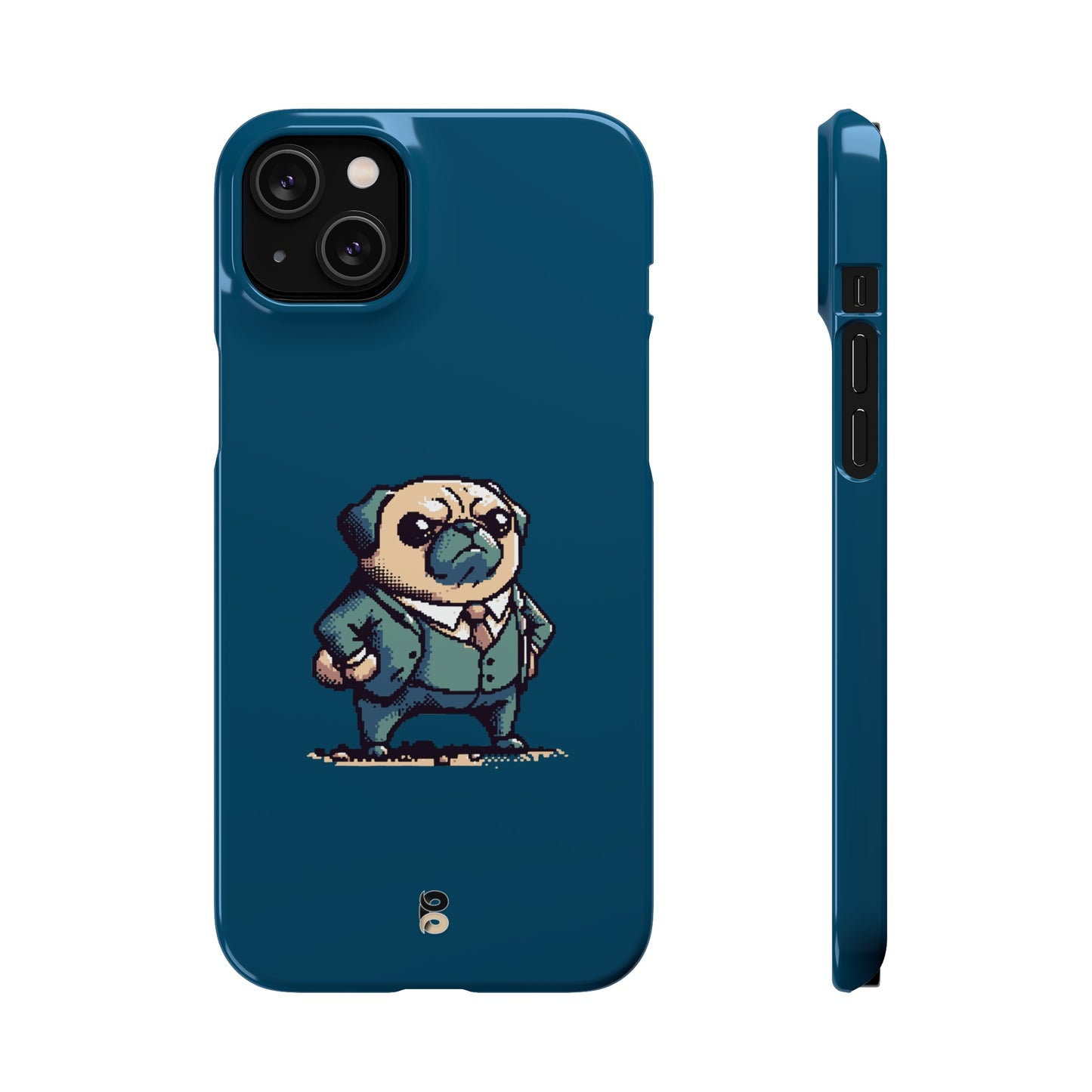 P&B Angry Boss Pug - Snap Case