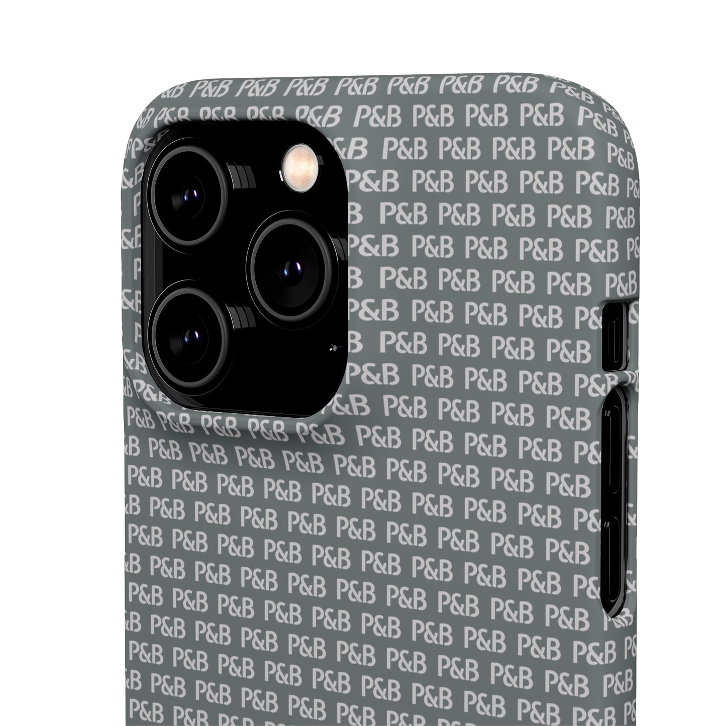 P&B Dark gray pattern - Snap Case