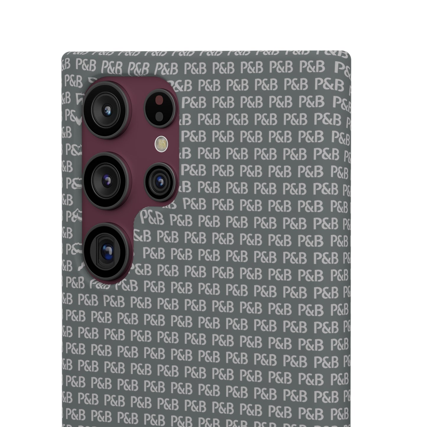 P&B Dark gray pattern - Snap Case