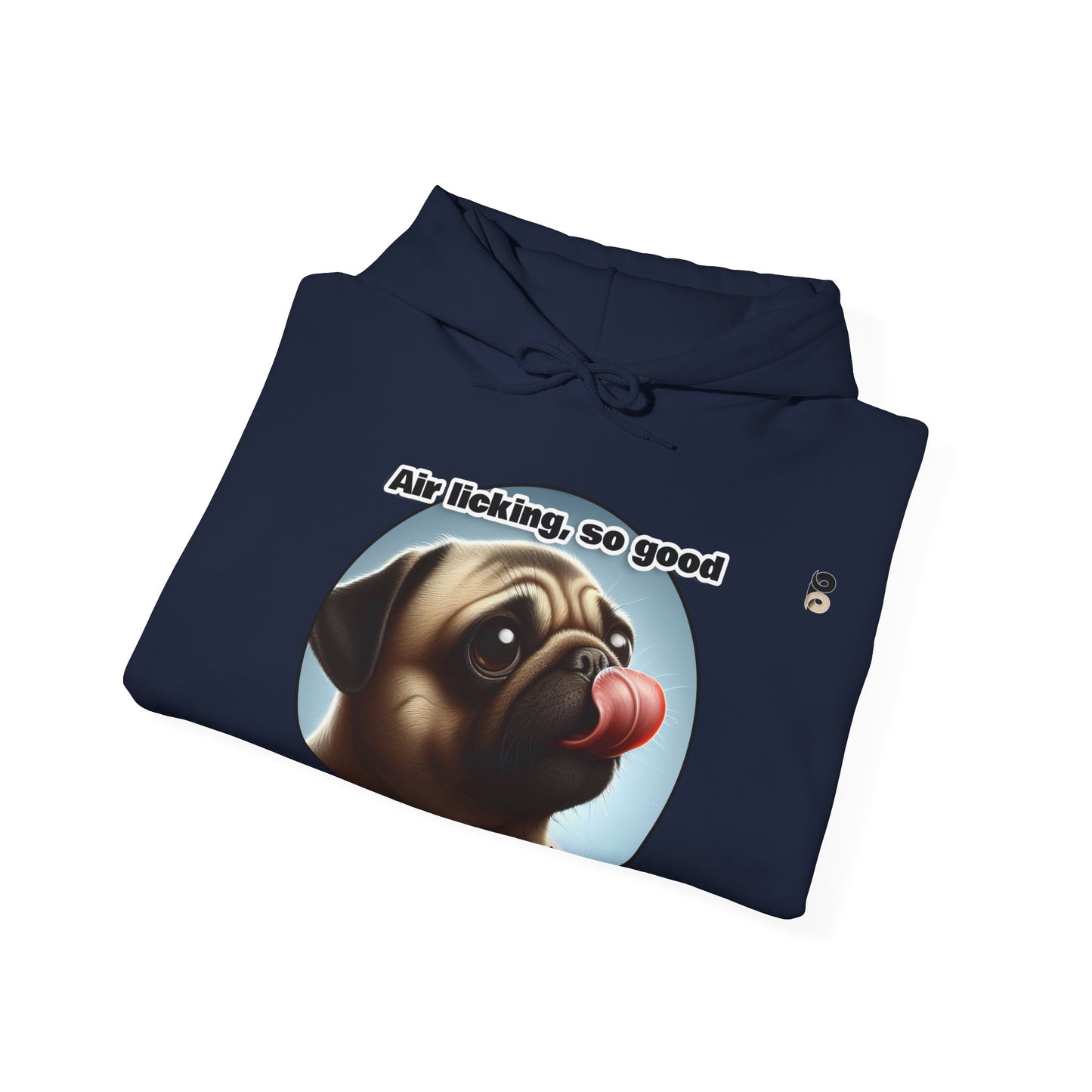 P&B Pug Life: Air Licking - Unisex Hooded Sweatshirt