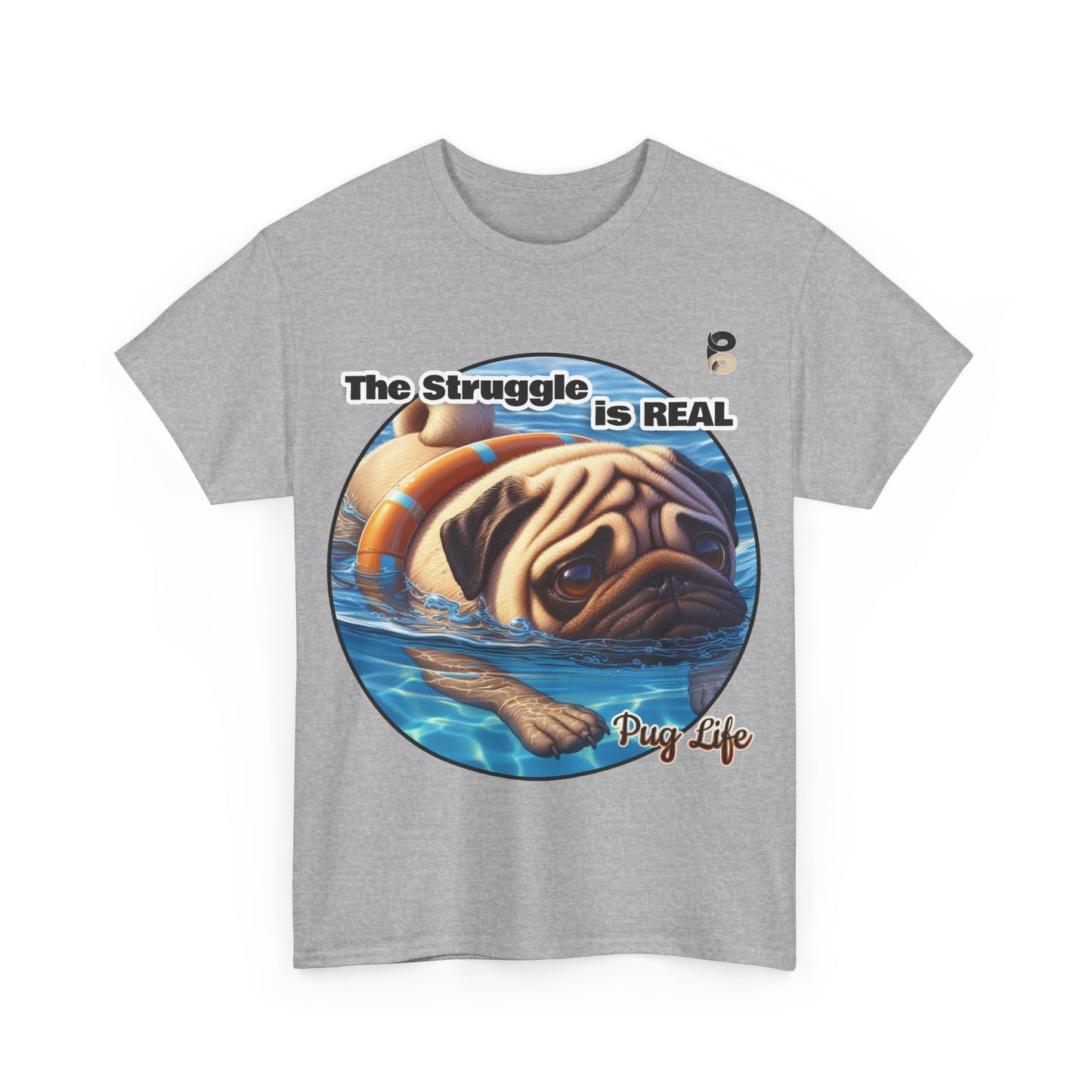 P&B Pug Life Edition: The Struggle - Cotton Tee - Unisex