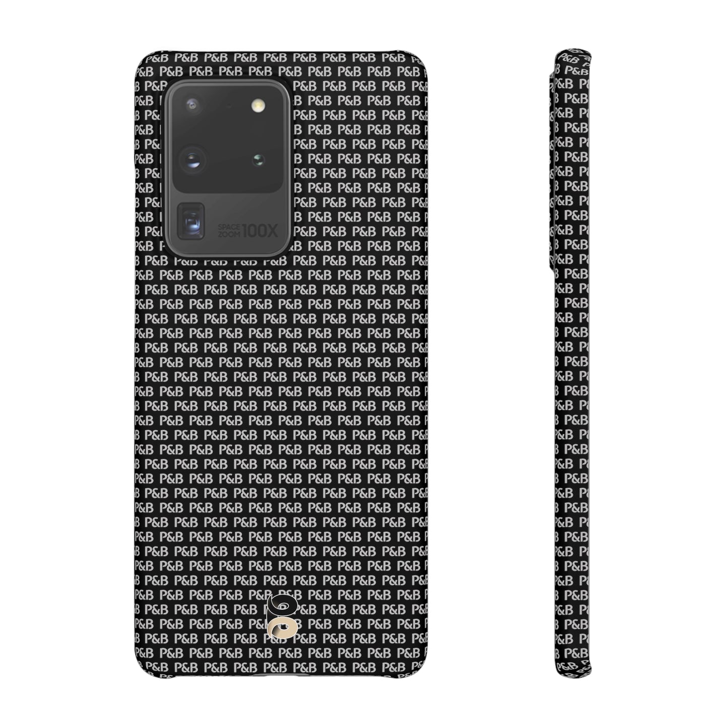 P&B Black pattern - Snap Case