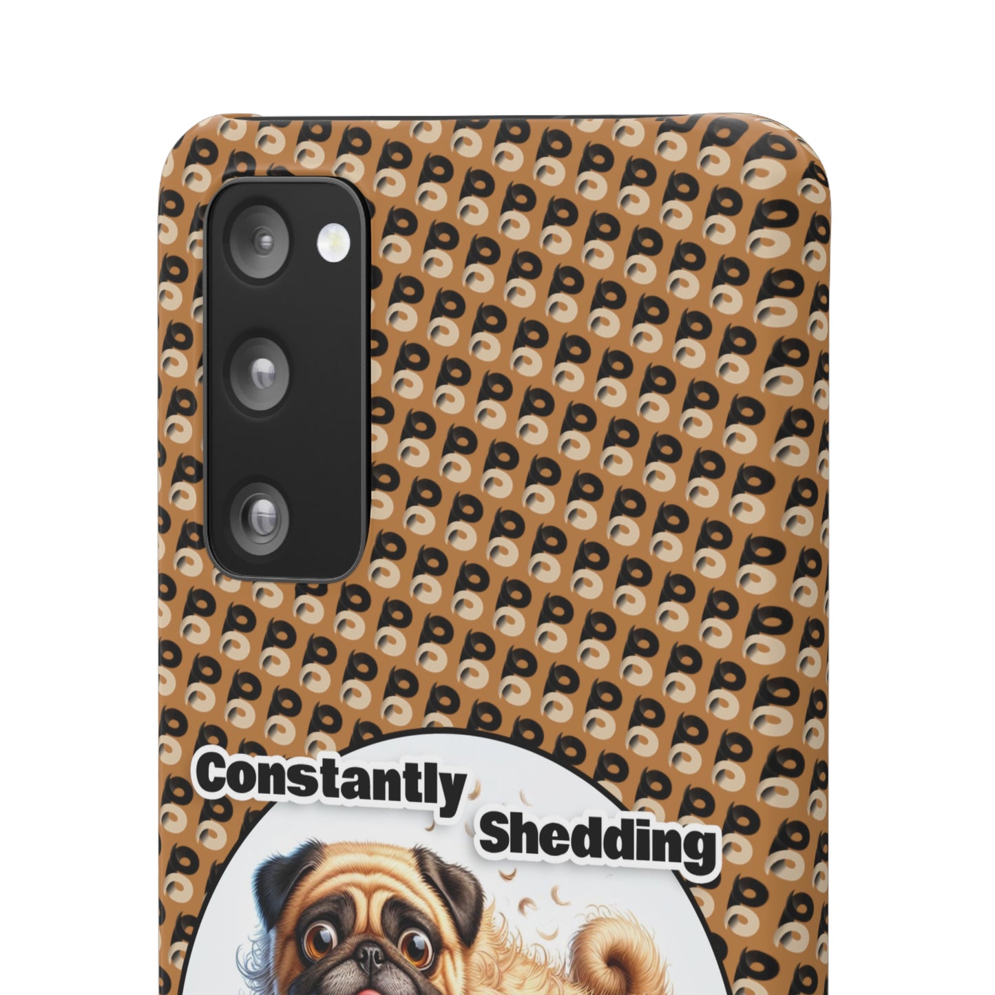 P&B Pug Life Edition: Constantly Shedding - Snap Case Brown