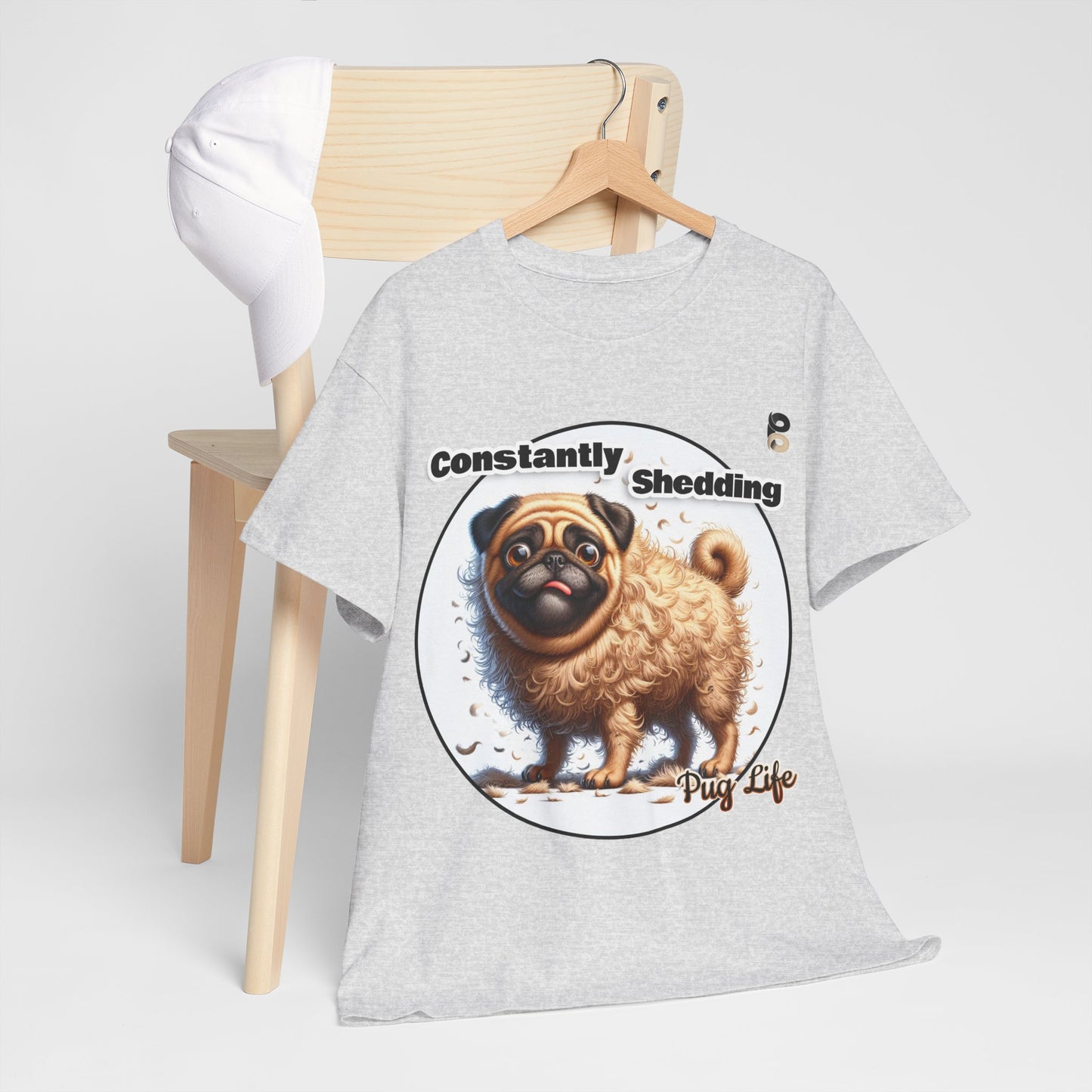 P&B Pug Life Edition: Constantly Shedding - Cotton Tee - Unisex