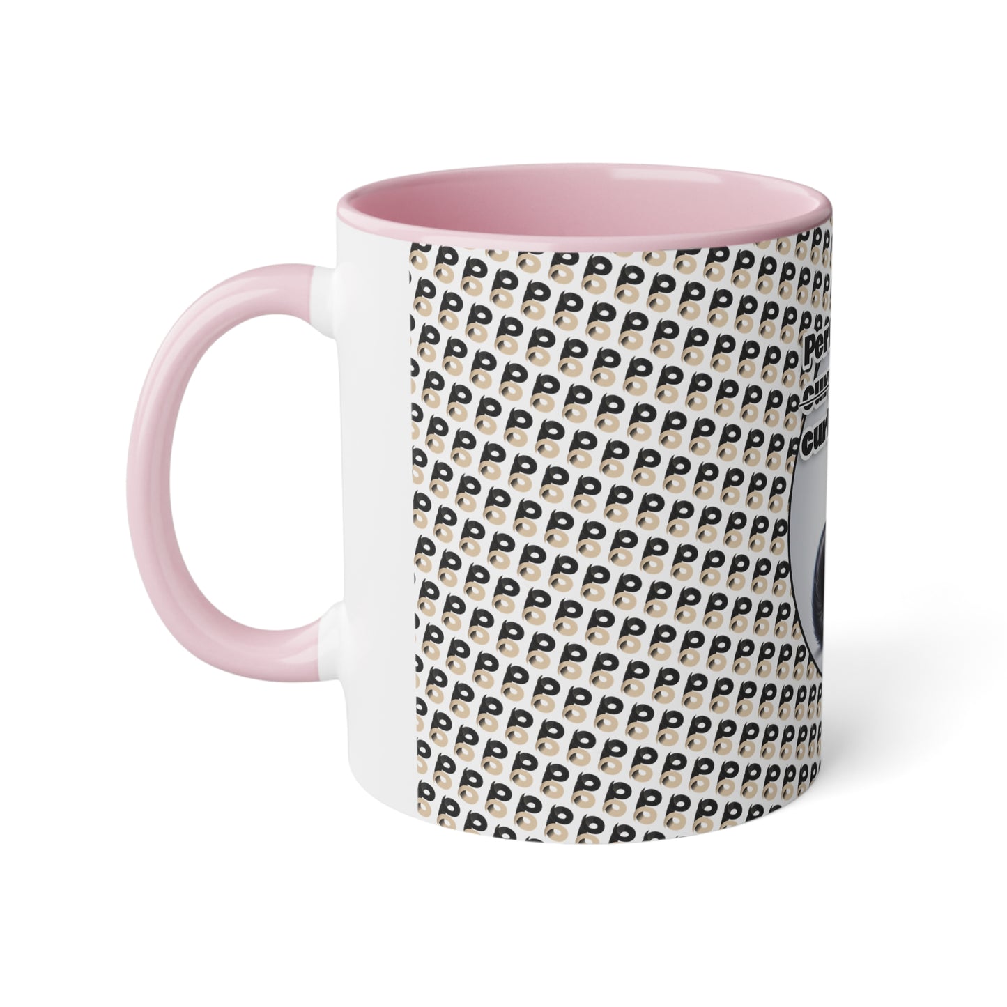 P&B Pug Life: Perfect Curls - Accent Mug, 11oz