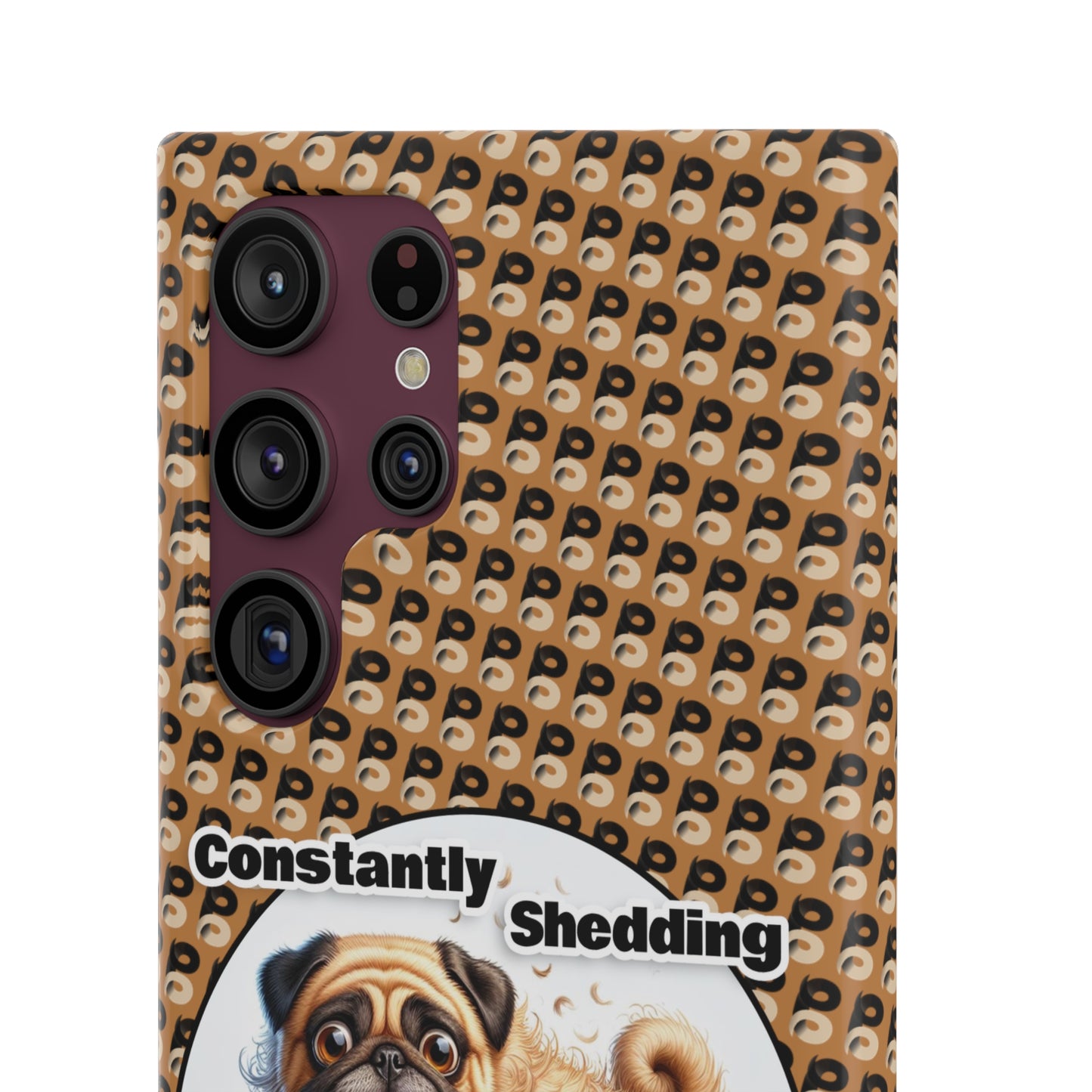 P&B Pug Life Edition: Constantly Shedding - Snap Case Brown