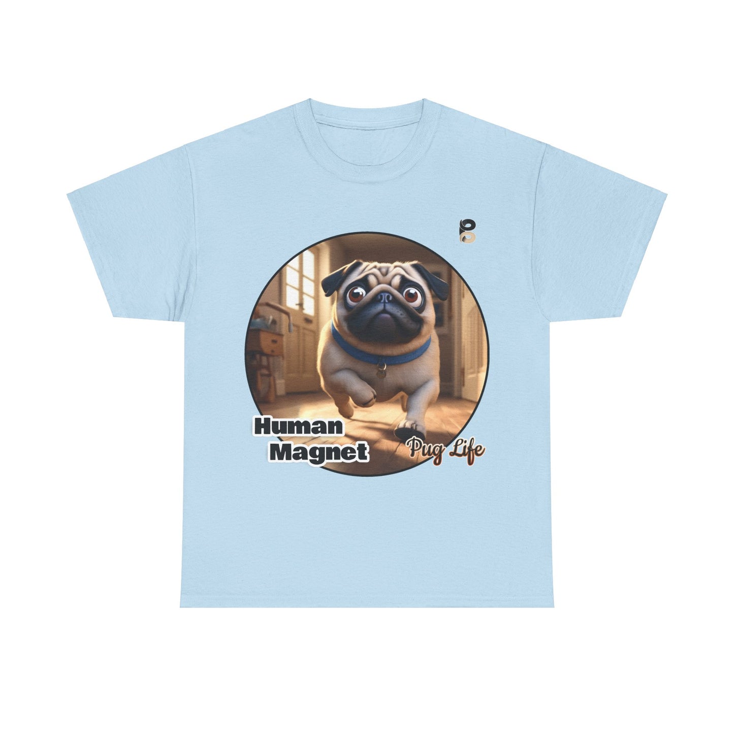 P&B Pug Life Edition: Human Magnet - Cotton Tee - Unisex