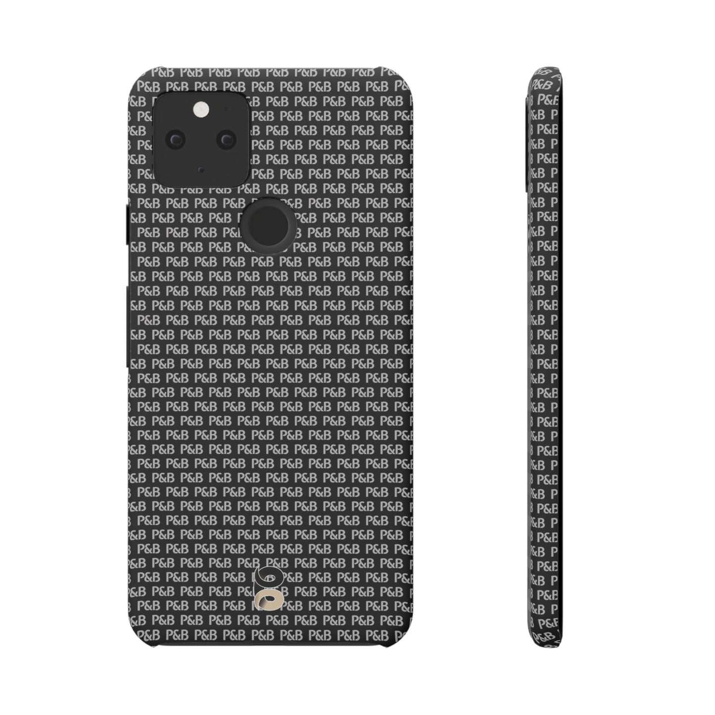 P&B Black pattern - Snap Case