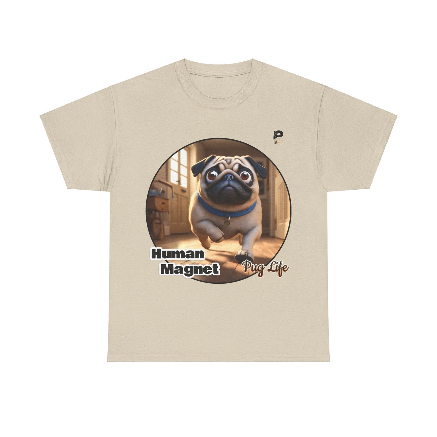 P&B Pug Life Edition: Human Magnet - Cotton Tee - Unisex