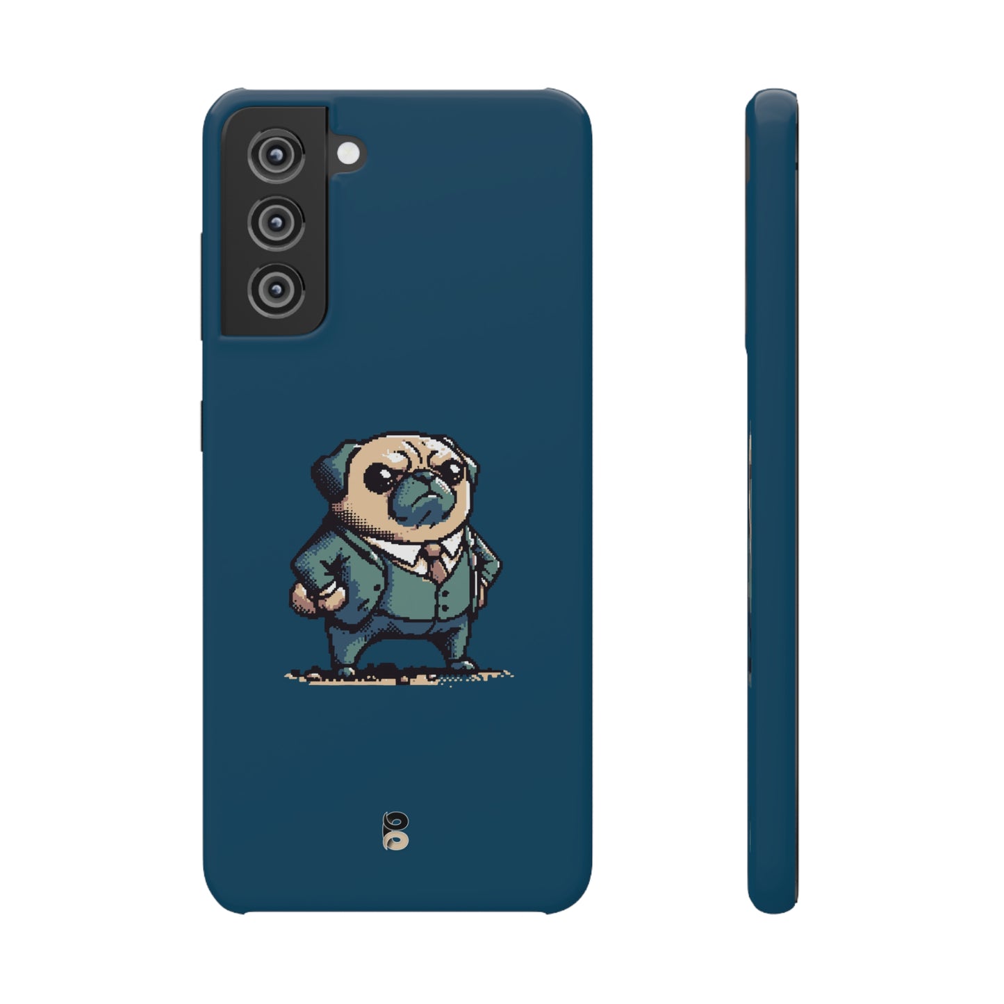 P&B Angry Boss Pug - Snap Case