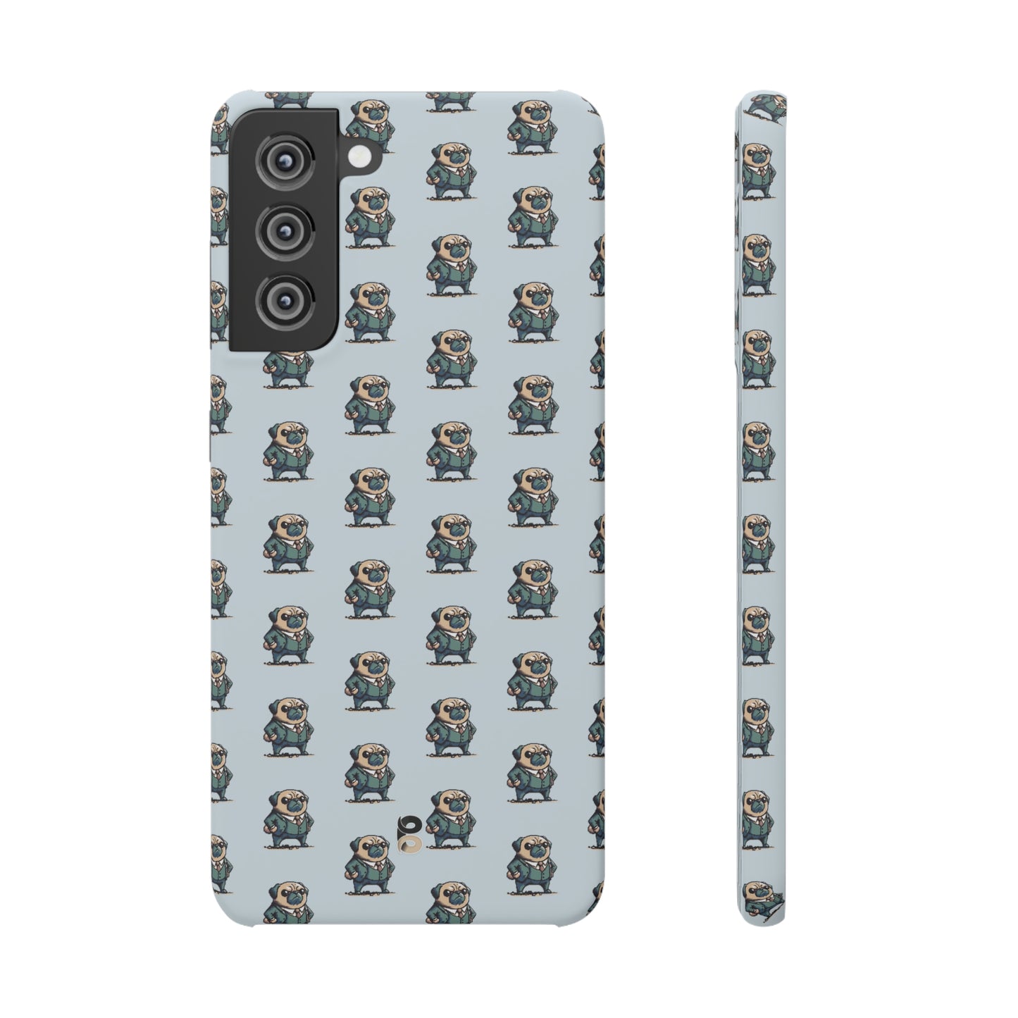 P&B Angry Boss Pug Pattern - Snap Case